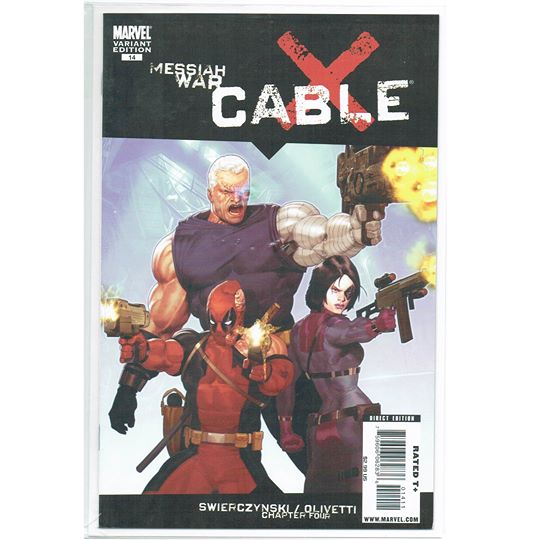 Cable Vol.2 #14 - NM - Ariel Olivetti 1st Variant 1:10 Deadpool & Domino
