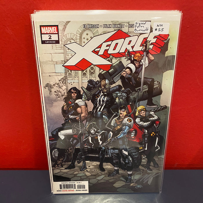X-Force, Vol. 5 #2 - Stan Lee Tribute Signed by Dylan Burnett - NM