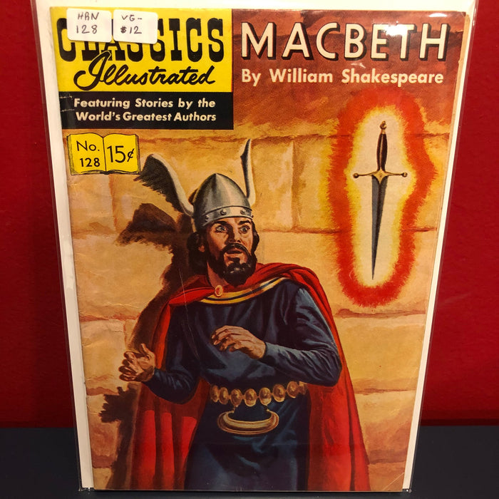 Classics Illustrated #128 HRN 128 - Macbeth - VG-