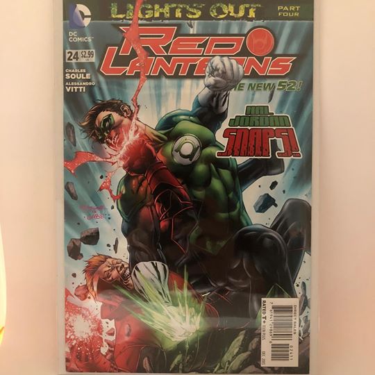 Red Lanterns #24 - NM Hal Jordan Snaps!