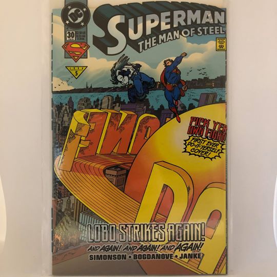 Superman: The Man of Steel #30 - Vinyl Cling Edition - NM+
