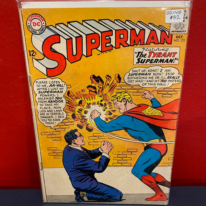 Superman, Vol. 1 #172 - GD/VG