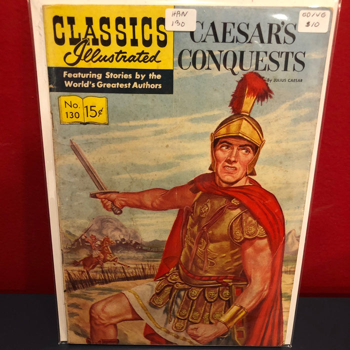 Classics Illustrated #130 HRN 130 - Caesar's Conquests - GD/VG
