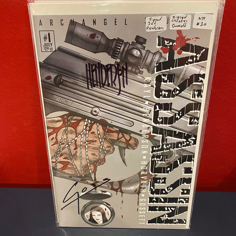 Assassin #1 - Signed by Jet Henderson & Christian Gossett - NM