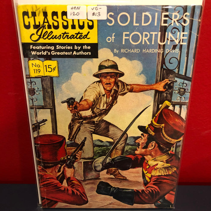 Classics Illustrated #119 HRN 120 - Soldiers of Fortune - VG-