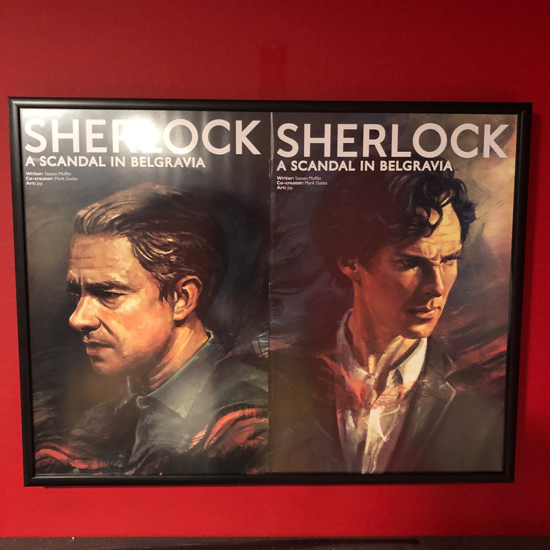 Sherlock: A Scandal in Belgravia - Framed Variant Cover Set - NM