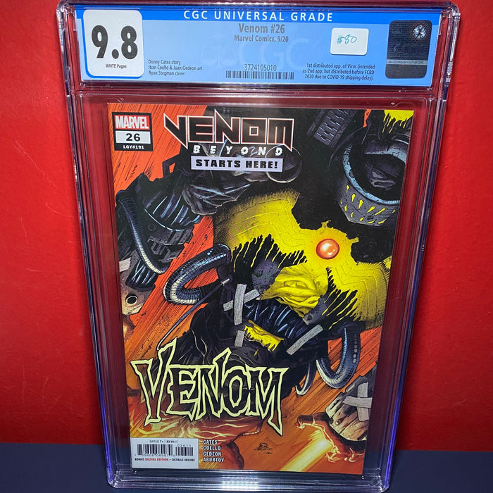 Venom, Vol. 4 #26 - 1st Virus - CGC 9.8