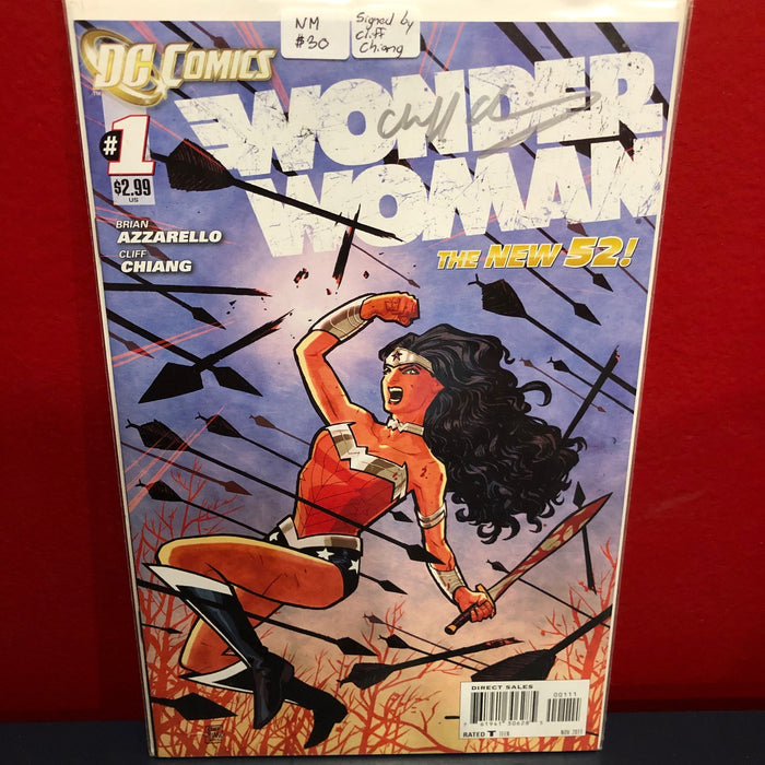 Wonder Woman, Vol. 4 #1 - Signed Cliff Chiang - NM