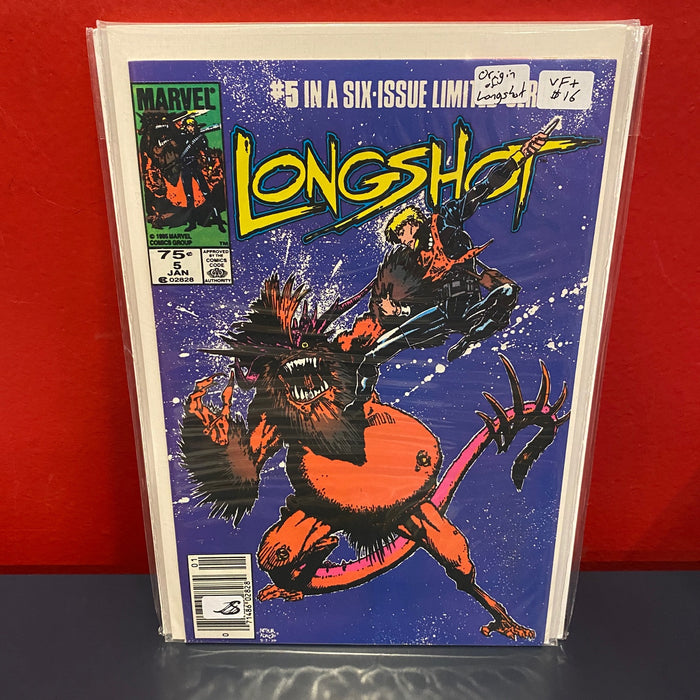 Longshot, Vol. 1 #5 - Origin of Longshot - VF+