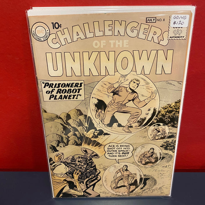 Challengers of the Unknown, Vol. 1 #8 - GD/VG