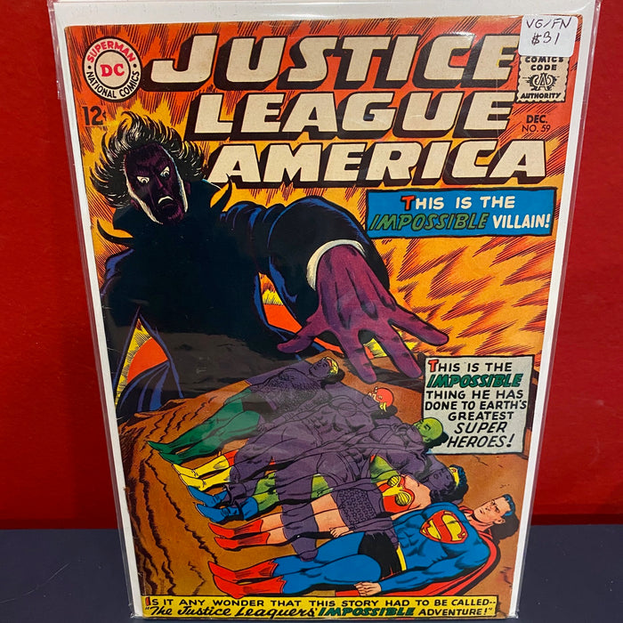 Justice League of America, Vol. 1 #59 - VG/FN