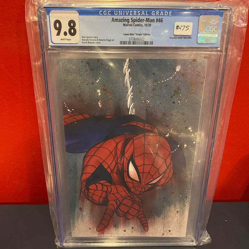 Amazing Spider-Man, The Vol. 5 The #46 - Peach Momoko Virgin Variant - CGC 9.8