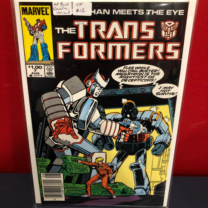 Transformers #7 - 1st Print Canadian Edition - VF