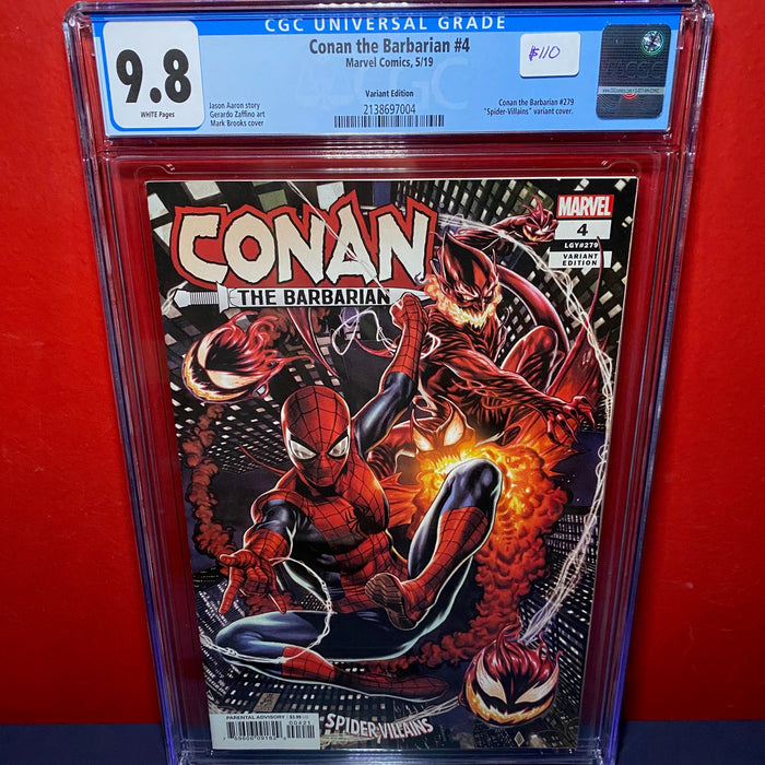 Conan the Barbarian, Vol. 3 #4 - Spider-Villains Variant - CGC 9.8