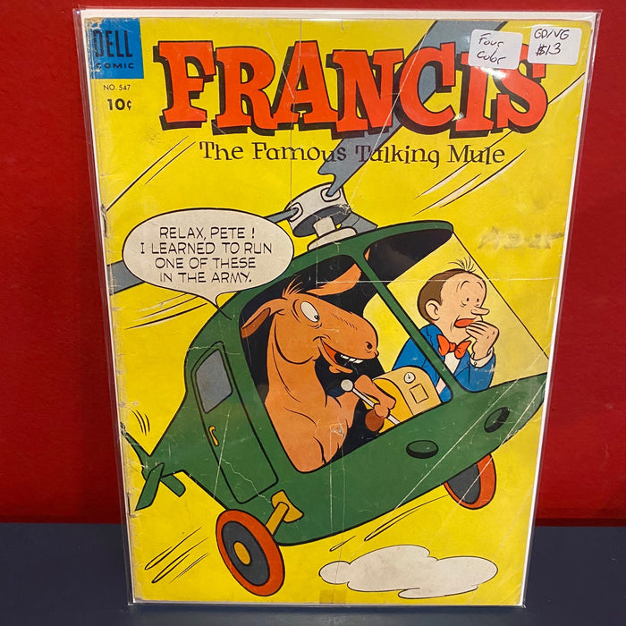 Four Color Series II #547 - Francis the Famous Talking Mule - GD/VG