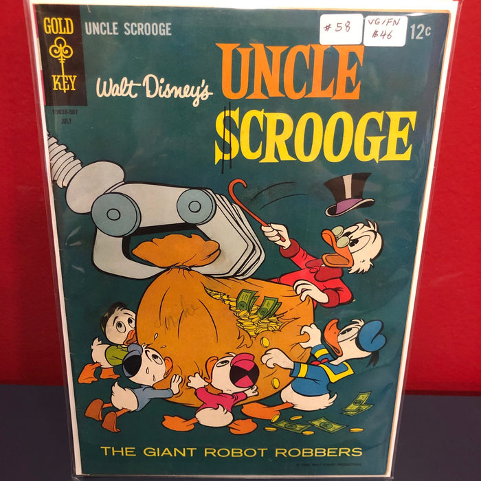 Uncle Scrooge #58 - VG/FN