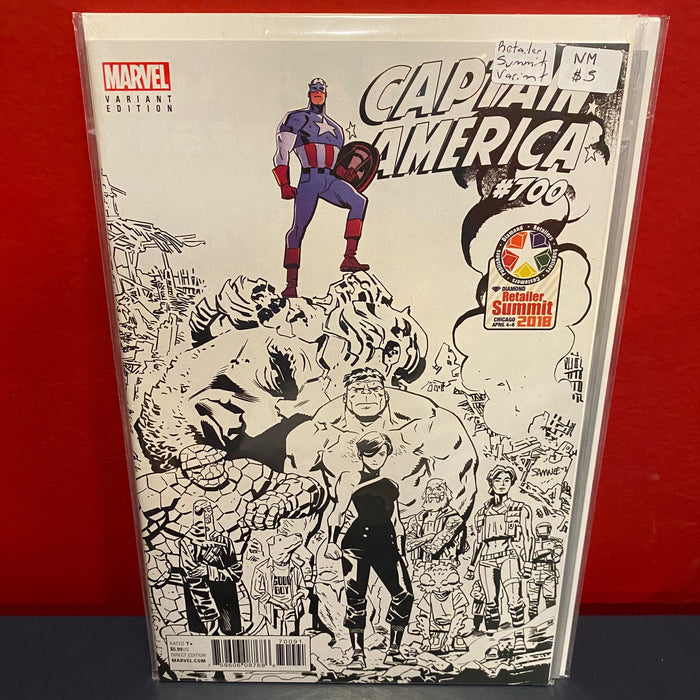 Captain America, Vol. 1 #700 - Retailer Summit Variant - NM