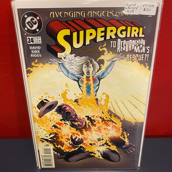 Supergirl, Vol. 4 #24 - Signed by Leonard Kirk - VF/NM