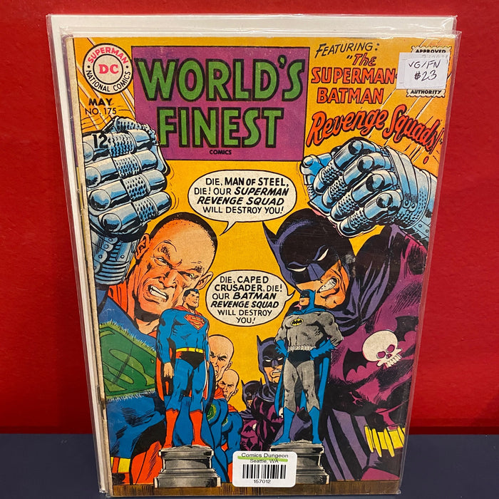 World's Finest Comics #175 - VG/FN