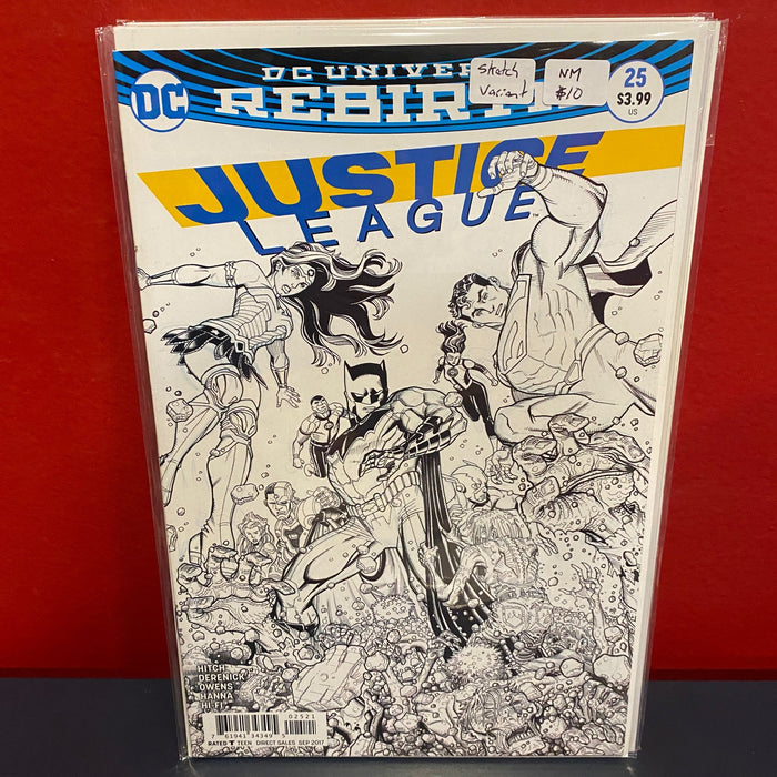 Justice League, Vol. 2 #25 - Sketch Variant - NM