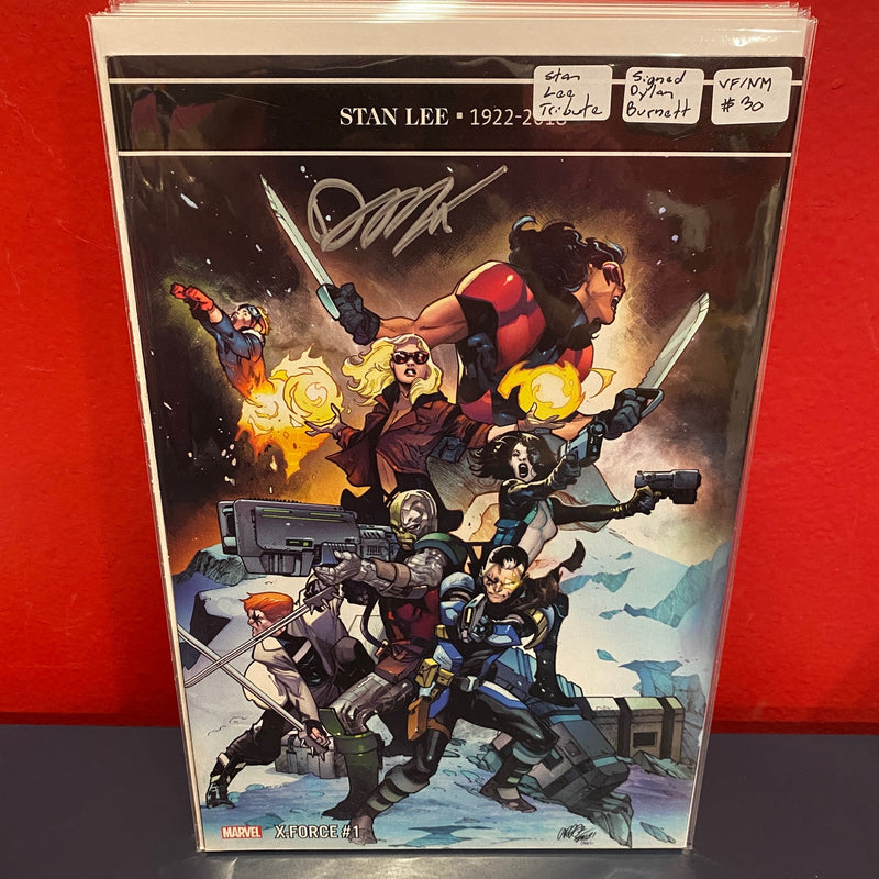 X-Force, Vol. 5 #1 - Stan Lee Tribute Signed by Dylan Burnett - VF/NM