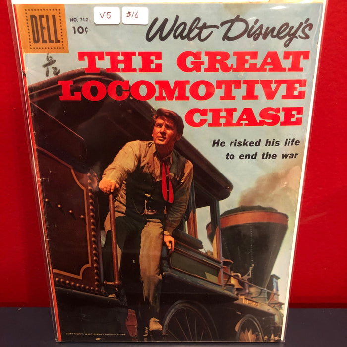 Four Color Series II #712 - The Great Locomotive Chase - VG