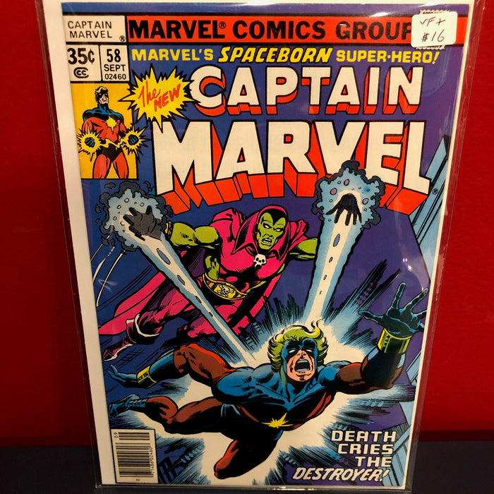 Captain Marvel, Vol. 1 #58 - VF+