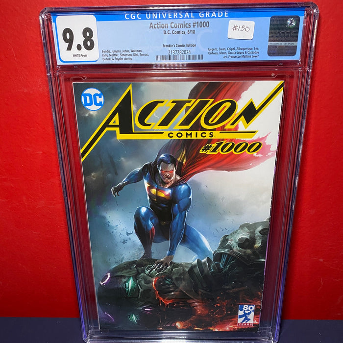 Action Comics, Vol. 3 #1000 - Frankie's Comics Variant - CGC 9.8
