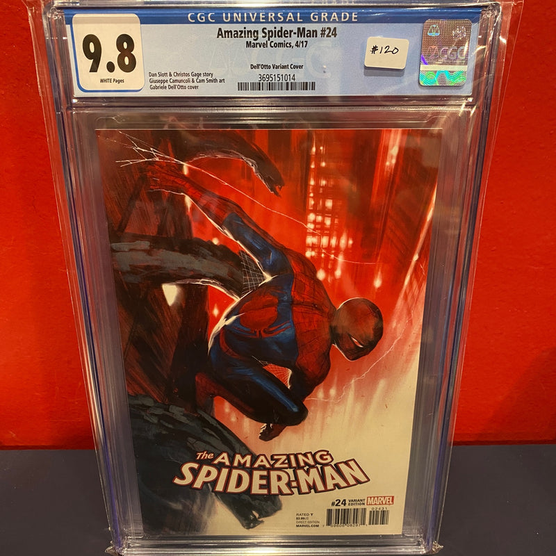 Amazing Spider-Man, The Vol. 4 #24 - Dell'Otto Variant - CGC 9.8