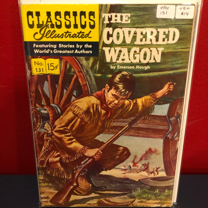 Classics Illustrated #131 HRN 131 - The Covered Wagon - VG+