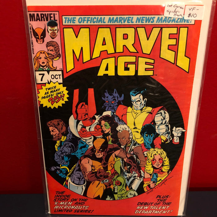 Marvel Age #7 - 1st Spider-Ham Cameo - VF-