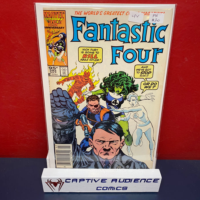 Fantastic Four, Vol. 1 #292 - CPV - FN