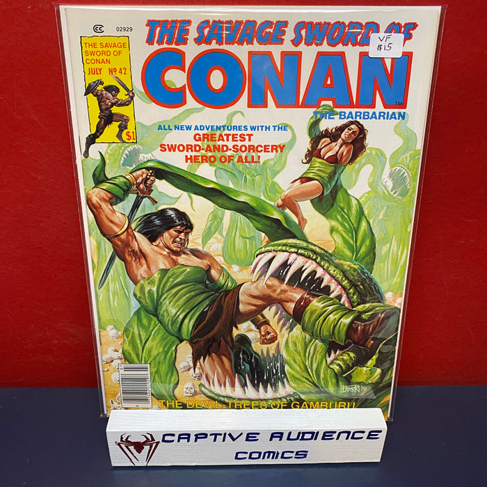 Savage Sword of Conan, The #42 - VF