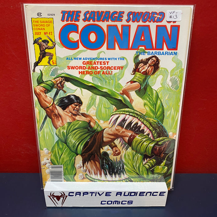 Savage Sword of Conan, The #42 - VF-