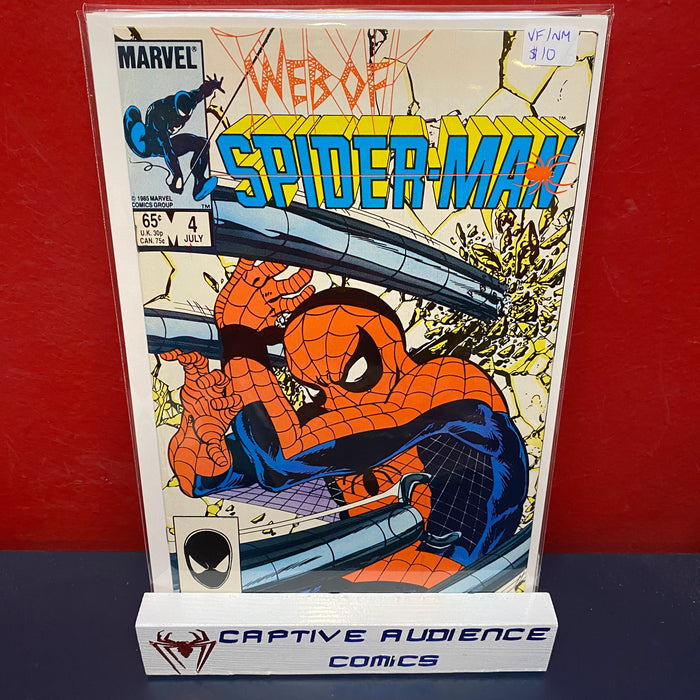 Web of Spider-Man, Vol. 1 #4 - VF/NM