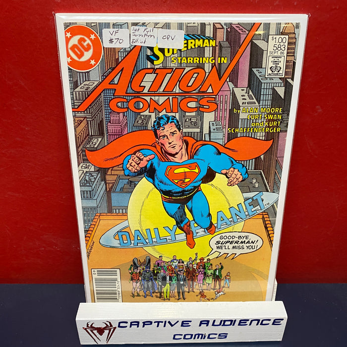 Action Comics, Vol. 1 #583 - 1st Full Jonathan Elliot CPV - VF