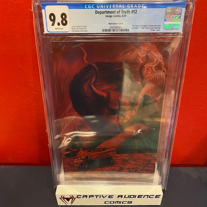 Department of Truth, The #12 - Bust Variant Van Halen Cover - CGC 9.8