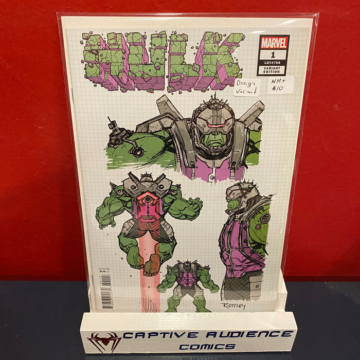 Hulk, Vol. 3 #1 - Design Variant - NM+
