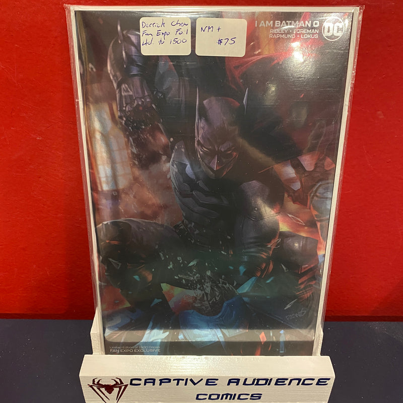 I Am Batman #0 - Derrick Chew Fan Expo Foil - Ltd. to 1500 - NM+