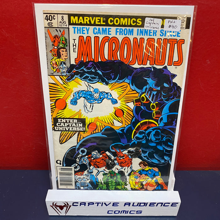 Micronauts, Vol. 1 #8 - 1st Captain Universe - FN+