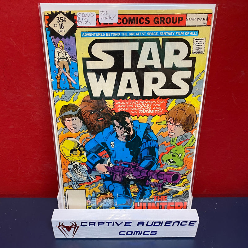 Star Wars, Vol. 1 #16 - 1st Hunter - GD/VG