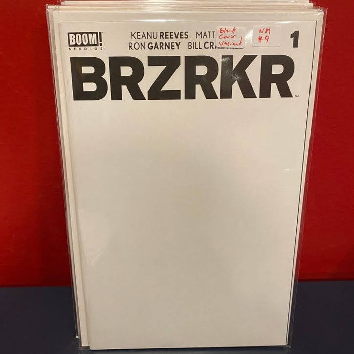 BRZRKR #1 - White Blank Variant - NM