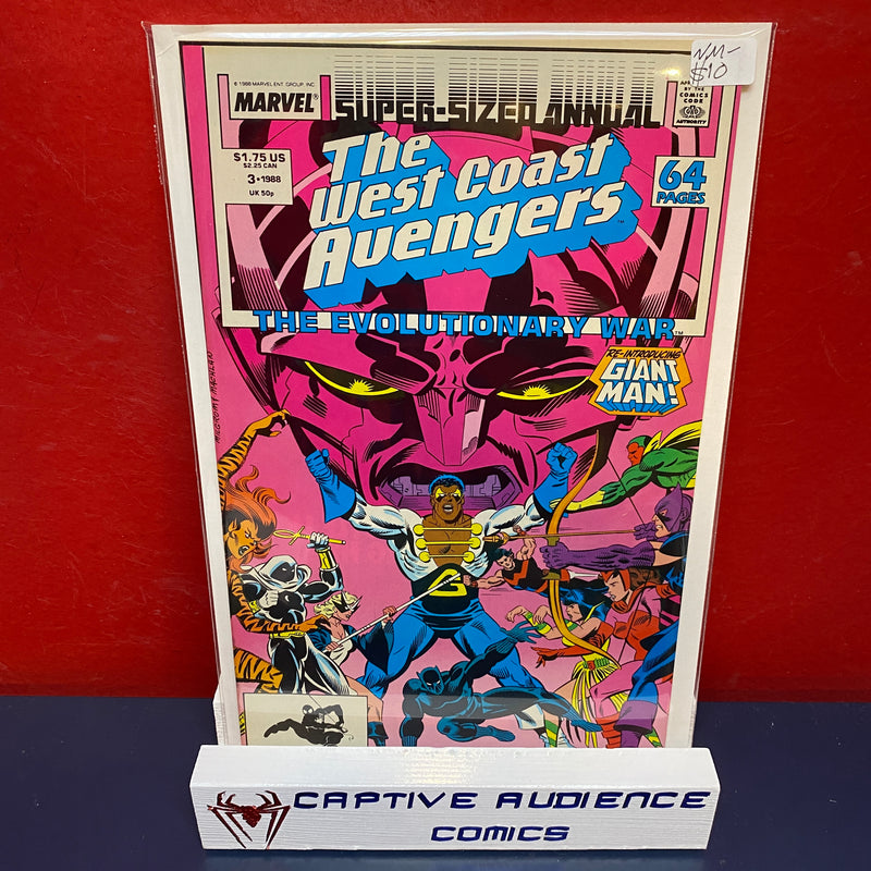 West Coast Avengers, Vol. 2 Annual #3 - NM-