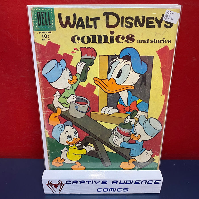 Walt Disney's Comics and Stories #192 - VG-