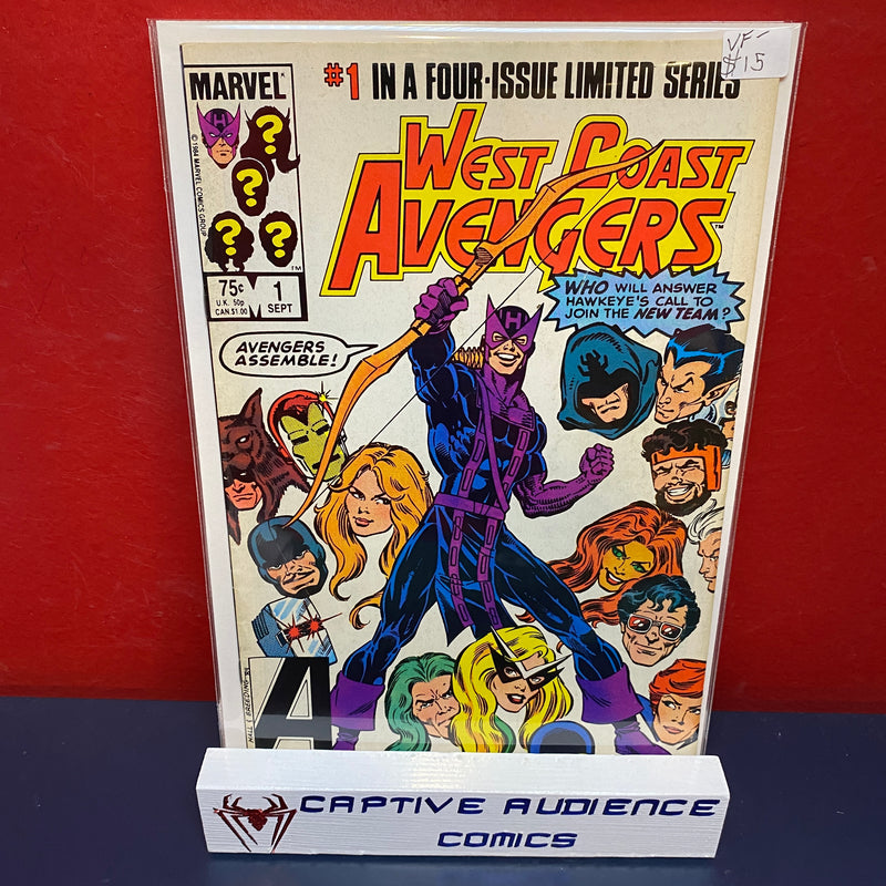 West Coast Avengers, The Vol. 1 #1 - VF-
