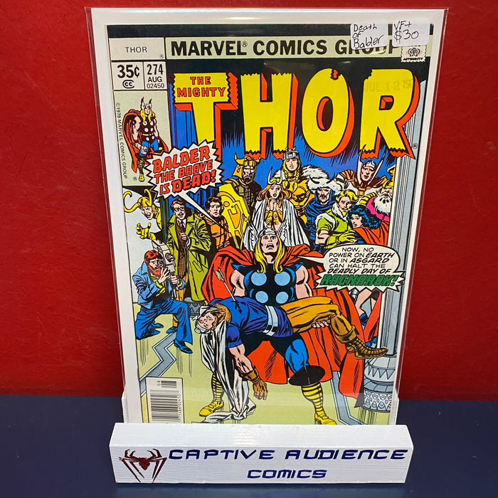 Thor, Vol. 1 #274 - Death of Balder - VF+