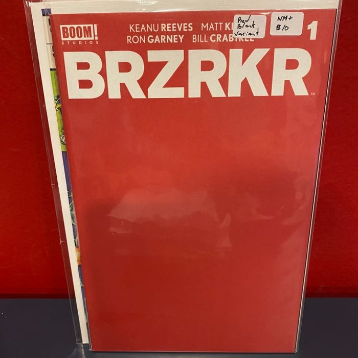 BRZRKR #1 - Blank Red Variant - NM+