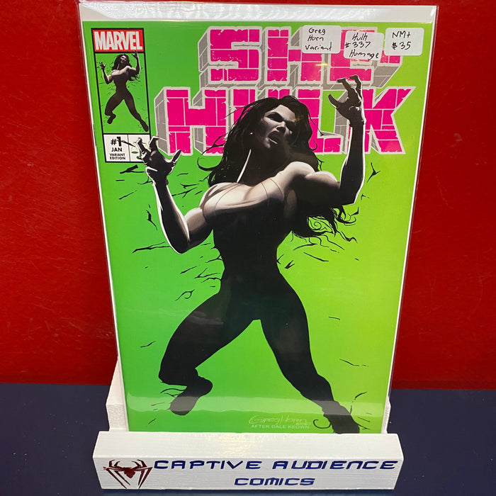 She-Hulk, Vol. 4 #1 - Greg Horn Variant - Hulk #337 Homage - NM