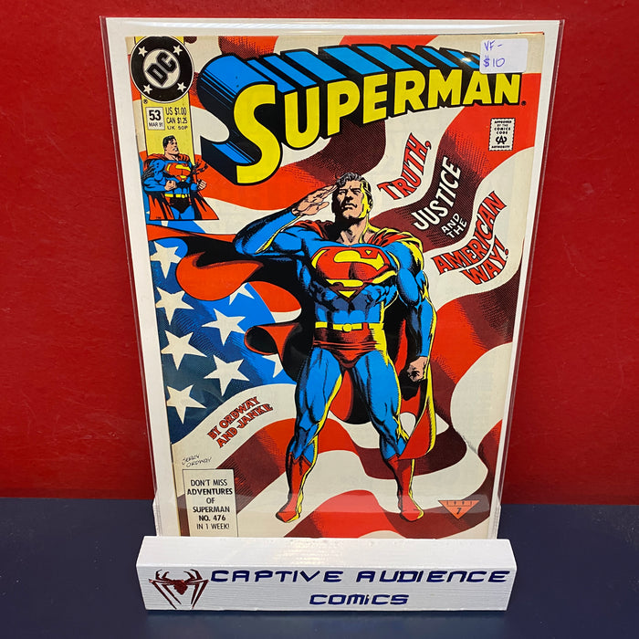 Superman, Vol. 2 #53 - VF-