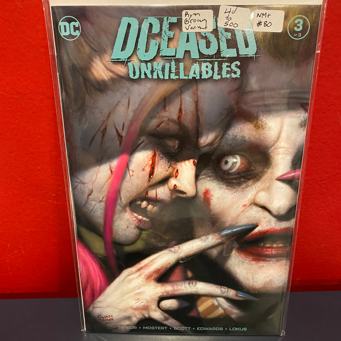 DCeased: Unkillables #3 - Ryan Brown Variant Ltd to 500 - NM+